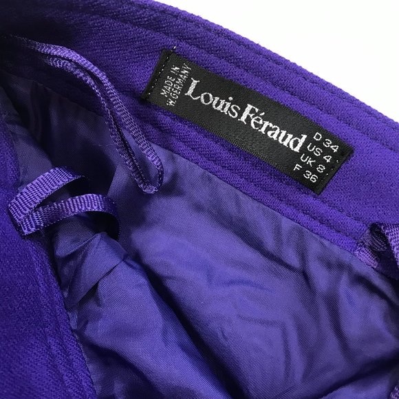 Louise Feraud German made wool pencil skirt - Picture 2 of 8